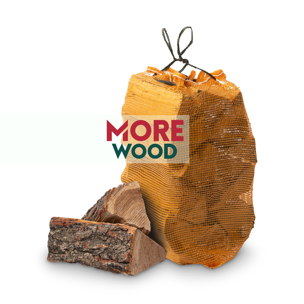 Kaltēta malka 25 L tīkla maisā - MoreWood