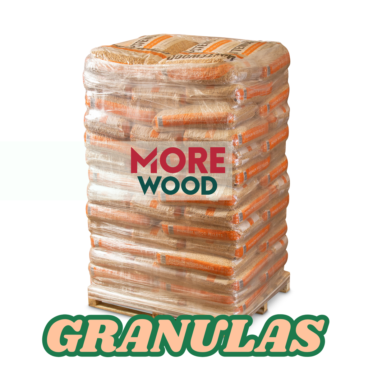 Kokskaidu granulu palete - 70 maisi pa 15 kg, ENplus A1