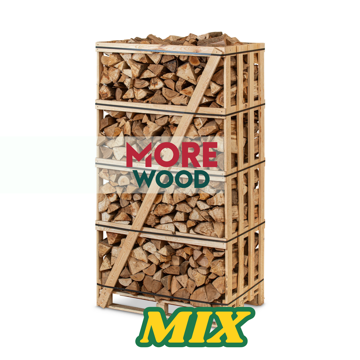 Dried MIX Firewood in 2M (3 rows) crate