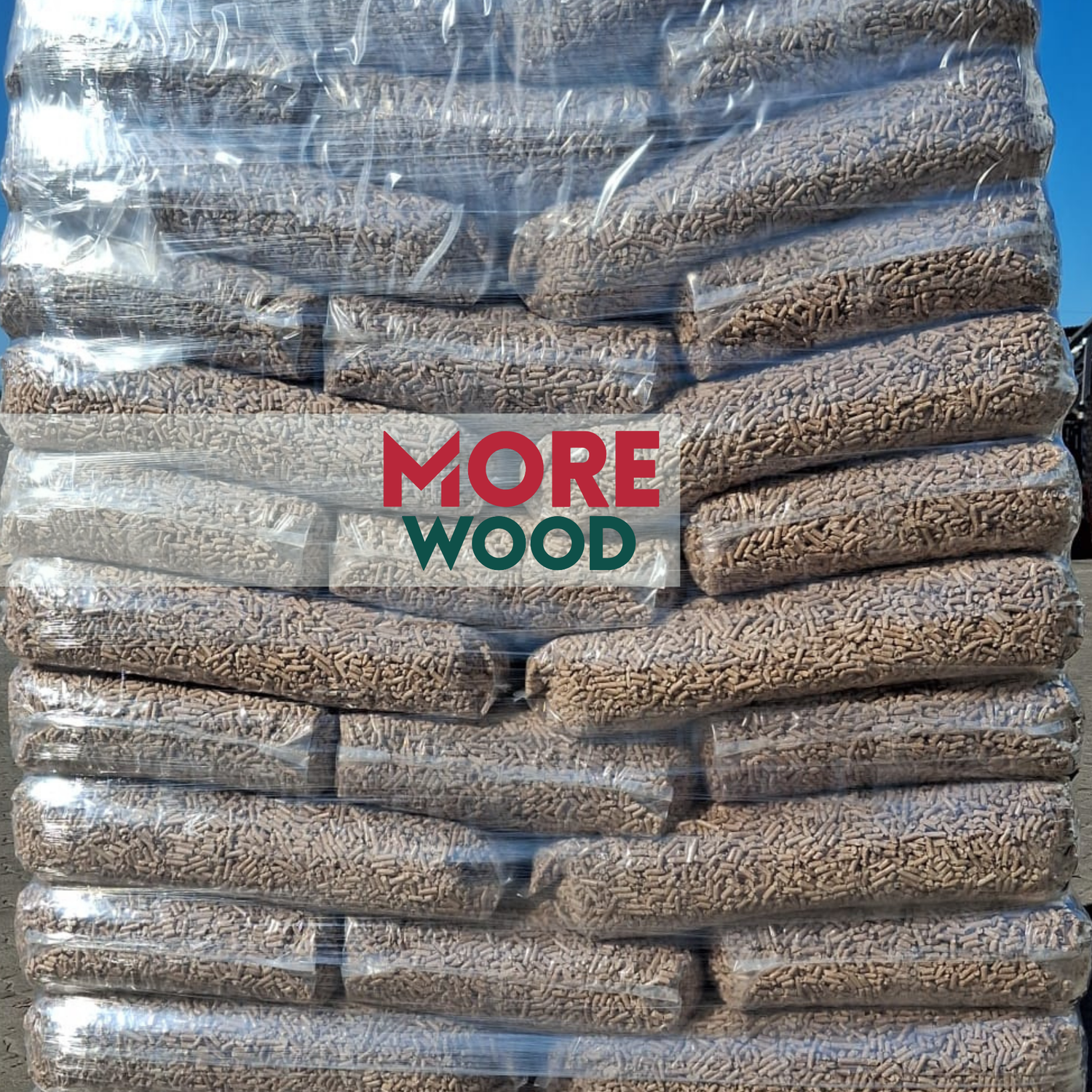 Wood Pellets for Heating - 65 x 15kg Bags (ENplus A1, 6mm)