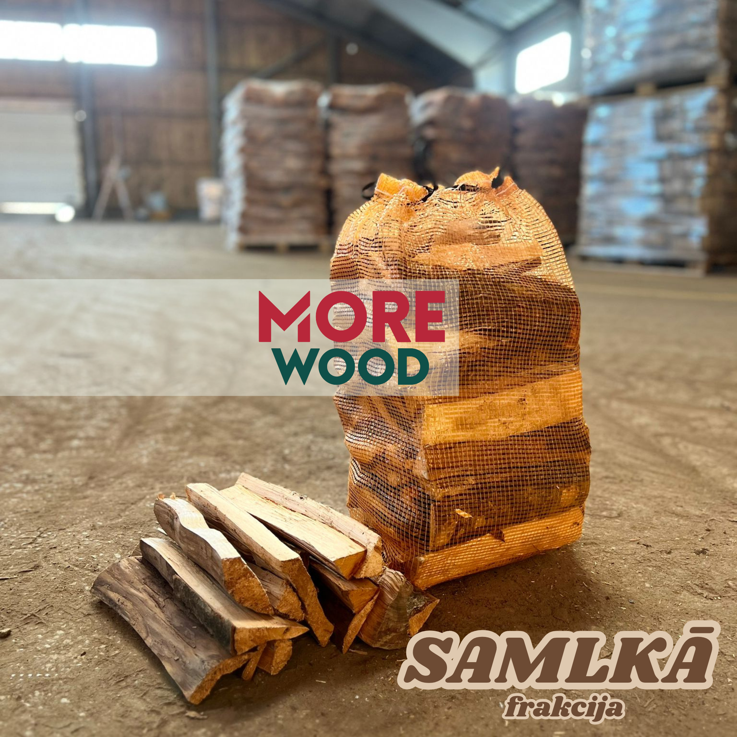 Birch/Alder Kindling for Pizza Ovens - 64 x 25L Bags