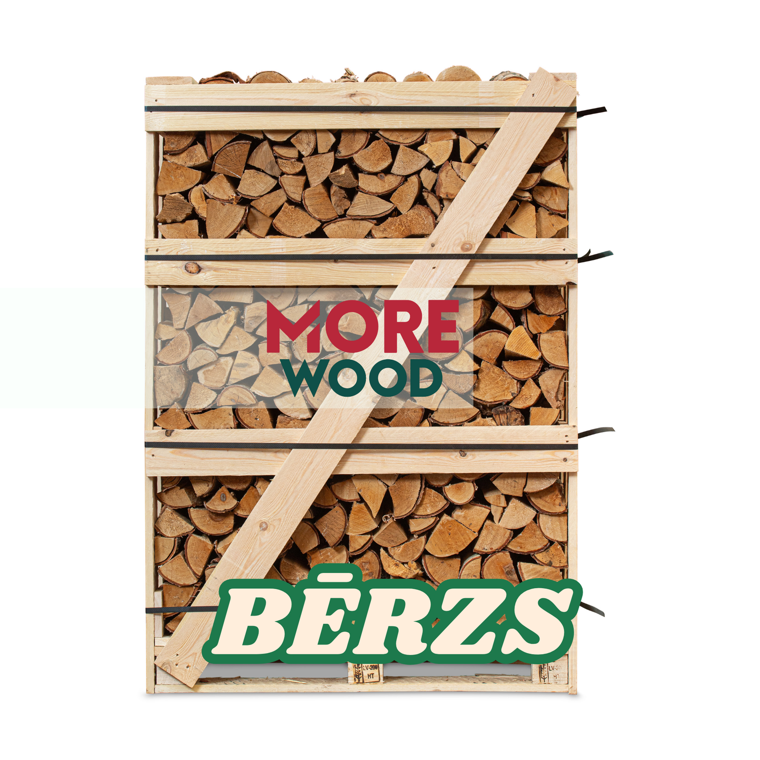 Dried BIRCH Firewood in 1.6RM crate